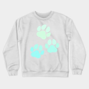 Walking Paw Prints! Crewneck Sweatshirt